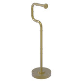  Remi Collection Free Standing Euro Style Toilet Tissue Stand in Satin Brass, 8-1/4'' W x 6'' D x 24'' H