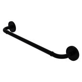  Remi Collection Wall Mounted 18'' Towel Bar in Matte Black, 18'' W x 3-3/8'' D x 2-13/16'' H
