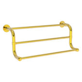  Remi Collection 3-Bar Hand Towel Rack in Polished Brass, 13-3/4'' W x 6-15/16'' D x 7-1/8'' H