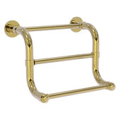  Remi Collection 3-Bar Hand Towel Rack in Unlacquered Brass, 9-3/4'' W x 6-15/16'' D x 7-1/8'' H