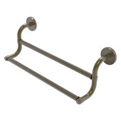  Remi Collection 18'' Double Towel Bar in Antique Brass, 18'' W x 6-5/8'' D x 6-13/16'' H