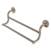  Remi Collection 18'' Double Towel Bar in Antique Pewter, 18'' W x 6-5/8'' D x 6-13/16'' H
