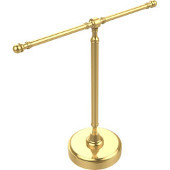  Retro-Wave Collection Guest Towel Holder with Two Arms, Standard Finish, Polished Brass