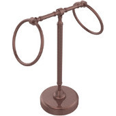  Retro-Wave Collection Guest Towel Holder with Two Rings, Premium Finish, Antique Copper