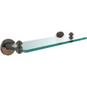  Southbeach Collection 16'' Glass Shelf, Premium Finish, Venetian Bronze