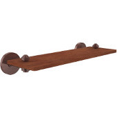  South Beach Collection 16 Inch Solid IPE Ironwood Shelf, Antique Copper