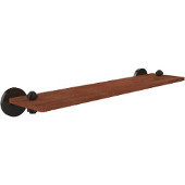  South Beach Collection 22 Inch Solid IPE Ironwood Shelf, Oil Rubbed Bronze