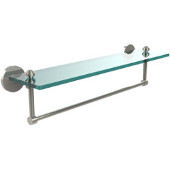  Southbeach Collection 22'' Glass Shelf w/Towel Bar, Premium Finish, Polished Nickel