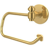  Southbeach Collection European Style Toilet Tissue Holder, Unlacquered Brass