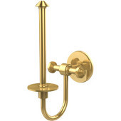  Southbeach Collection Upright Toilet Tissue Holder, Unlacquered Brass