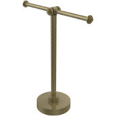  Southbeach Collection Vanity Top 2 Arm Guest Towel Holder, Antique Brass
