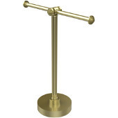  Southbeach Collection Vanity Top 2 Arm Guest Towel Holder, Satin Brass