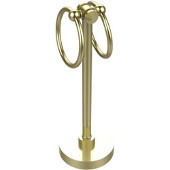  Southbeach Collection 2 Ring Guest Towel Holder, Premium Finish, Satin Brass