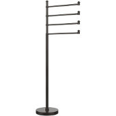  Southbeach Collection Free Standing 4 Pivoting Swing Arm Towel Stand, Oil Rubbed Bronze