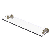  Sag Harbor Collection 22'' Glass Vanity Shelf with Beveled Edges in Antique Brass, 22'' W x 5-13/16'' D x 2-1/2'' H