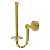  Sag Harbor Collection Upright Toilet Tissue Holder in Polished Brass, 6'' W x 2-3/8'' D x 9'' H