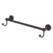  Sag Harbor Collection 18'' Towel Bar with Integrated Hooks in Venetian Bronze, 20'' W x 6'' D x 4-1/2'' H