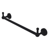  Sag Harbor Collection 18'' Towel Bar with Integrated Peg Hooks in Matte Black, 20-1/4'' W x 3-13/16'' D x 3-5/16'' H