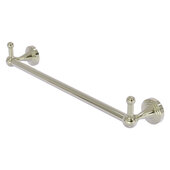  Sag Harbor Collection 18'' Towel Bar with Integrated Peg Hooks in Polished Nickel, 20-1/4'' W x 3-13/16'' D x 3-5/16'' H