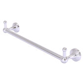  Sag Harbor Collection 18'' Towel Bar with Integrated Peg Hooks in Satin Chrome, 20-1/4'' W x 3-13/16'' D x 3-5/16'' H