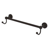  Sag Harbor Collection 24'' Towel Bar with Integrated Hooks in Oil Rubbed Bronze, 26-1/4'' W x 6'' D x 4-1/2'' H