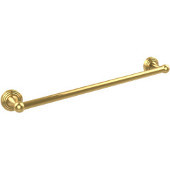  Sag Harbor Collection 24 Inch Towel Bar, Unlacquered Brass