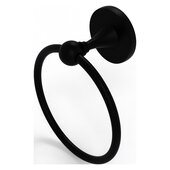  Shadwell Collection Towel Ring in Matte Black, 6'' Diameter x 3-1/8'' D x 7-3/16'' H