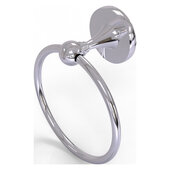  Shadwell Collection Towel Ring in Polished Chrome, 6'' Diameter x 3-1/8'' D x 7-3/16'' H
