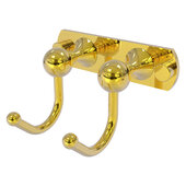  Shadwell Collection 2-Position Multi Hook in Polished Brass, 5-1/2'' W x 4-5/16'' D x 3-3/16'' H
