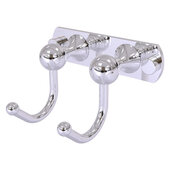  Shadwell Collection 2-Position Multi Hook in Polished Chrome, 5-1/2'' W x 4-5/16'' D x 3-3/16'' H