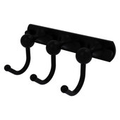  Shadwell Collection 3-Position Multi Hook in Matte Black, 8'' W x 4-5/16'' D x 3-3/16'' H