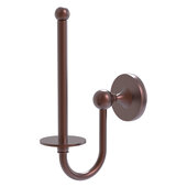  Shadwell Collection Upright Toilet Tissue Holder in Antique Copper, 5-13/16'' W x 2-3/8'' D x 9'' H