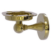  Shadwell Collection Tumbler and Toothbrush Holder in Unlacquered Brass, 4-5/16'' W x 4-3/8'' D x 2-13/16'' H