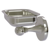  Shadwell Collection Wall Mounted Soap Dish in Satin Nickel, 4-3/8'' W x 4-3/8'' D x 3-3/16'' H