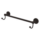  Shadwell Collection 18'' Towel Bar with Integrated Hooks in Oil Rubbed Bronze, 20'' W x 6'' D x 4-1/2'' H