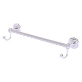  Shadwell Collection 18'' Towel Bar with Integrated Hooks in Polished Chrome, 20'' W x 6'' D x 4-1/2'' H