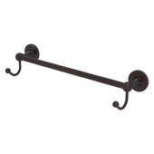  Shadwell Collection 18'' Towel Bar with Integrated Hooks in Venetian Bronze, 20'' W x 6'' D x 4-1/2'' H