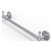 Shadwell Collection 18'' Towel Bar with Integrated Peg Hooks in Satin Chrome, 20-1/4'' W x 3-13/16'' D x 3-5/16'' H