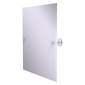  Shadwell Collection Frameless Rectangular Tilt Mirror with Beveled Edge in Polished Chrome, 21'' W x 3-3/8'' D x 25'' H