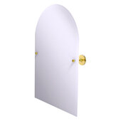  Shadwell Collection Frameless Arched Top Tilt Mirror with Beveled Edge in Polished Brass, 21'' W x 3-3/8'' D x 28-1/2'' H