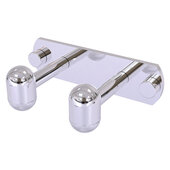  Tango Collection 2-Position Multi Hook in Polished Chrome, 5-1/2'' W x 3-3/16'' D x 1-5/8'' H