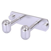  Tango Collection 2-Position Multi Hook in Satin Chrome, 5-1/2'' W x 3-3/16'' D x 1-5/8'' H