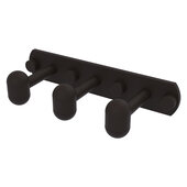 Tango Collection 3-Position Multi Hook in Oil Rubbed Bronze, 8'' W x 3-3/16'' D x 1-5/8'' H
