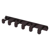  Tango Collection 6-Position Tie and Belt Rack in Antique Bronze, 15-1/2'' W x 3-3/16'' D x 1-5/8'' H