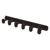  Tango Collection 6-Position Tie and Belt Rack in Oil Rubbed Bronze, 15-1/2'' W x 3-3/16'' D x 1-5/8'' H