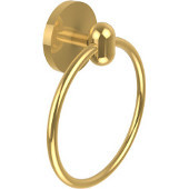  Tango Collection Towel Ring, Standard Finish, Polished Brass