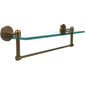  Tango Collection 22'' Glass Shelf w/Towel Bar, Premium Finish, Brushed Bronze