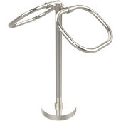  Vanity Top Collection Two Ring Oval Guest Towel Holder, Premium Finish, Polished Nickel