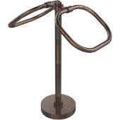  Vanity Top Collection Two Ring Oval Guest Towel Holder, Premium Finish, Venetian Bronze