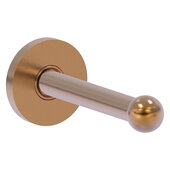  Traditional Collection Retractable Wall Hook in Brushed Bronze, 2'' Diameter x 3-3/4'' D x 2'' H